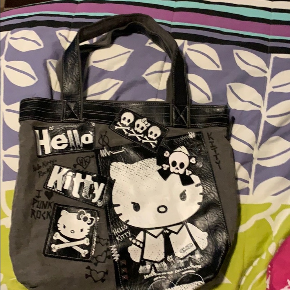 Loungefly Reversible Hello Kitty Punk Rick Tote